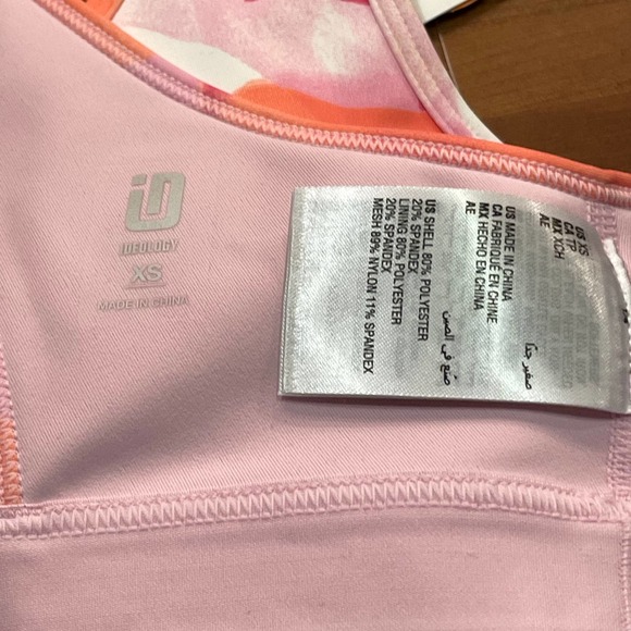 ID Ideology Floating Petals Medium Impact Sports Bra XS - Picture 7 of 7